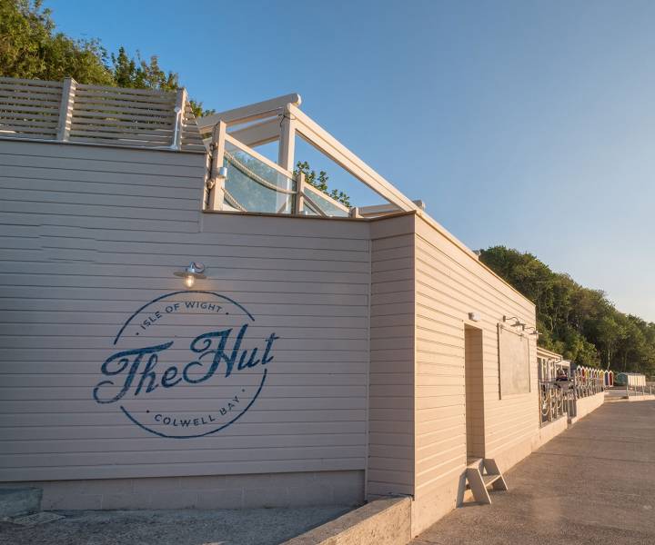 Win a meal for four at The Hut in the Isle of Wight