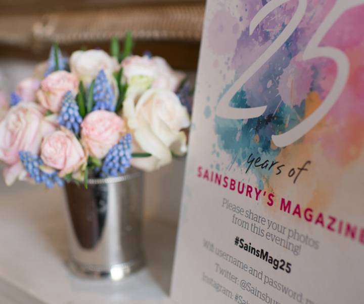 Sainsbury’s magazine’s 25th birthday bash!