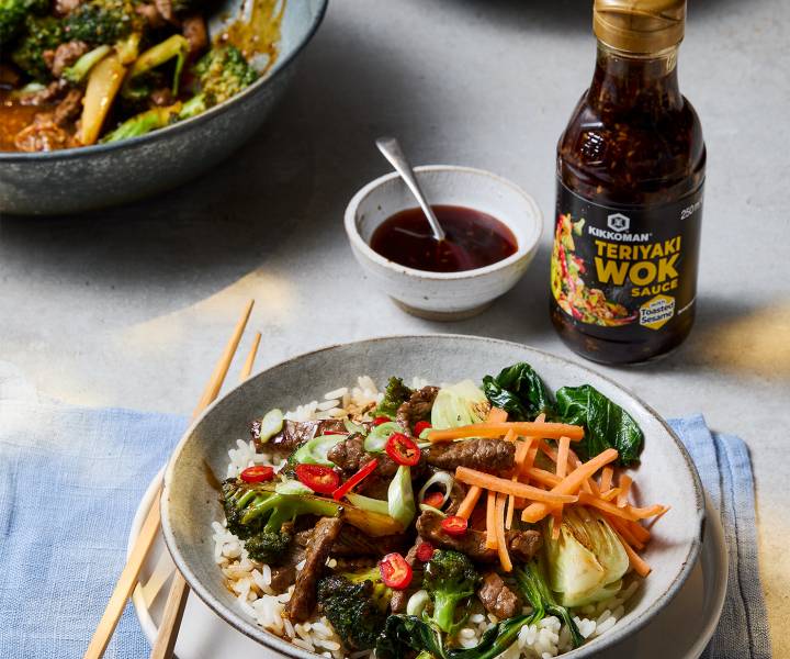 Win Kikkoman sauces and a wok set