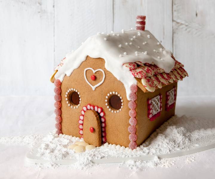 Gingerbread house templates Sainsbury`s Magazine