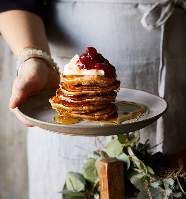 Gingerbread pancakes