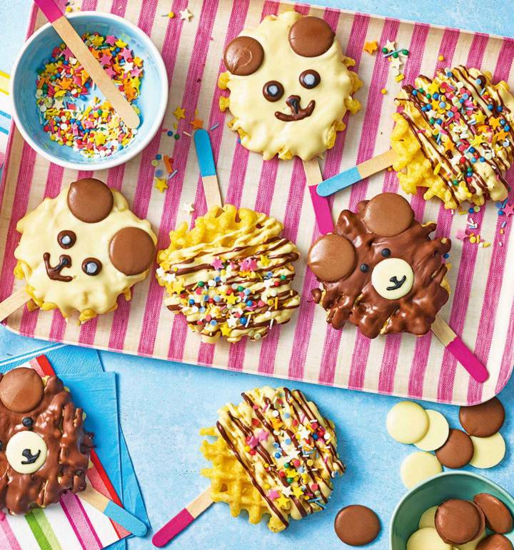 Waffle pops