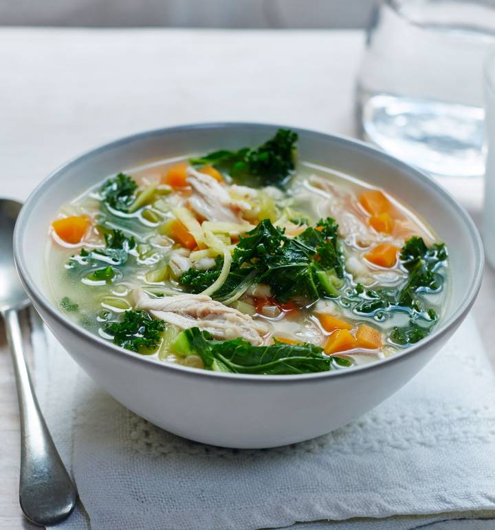 Reviving chicken broth