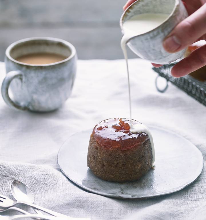 Marmalade on toast and tea puddings
