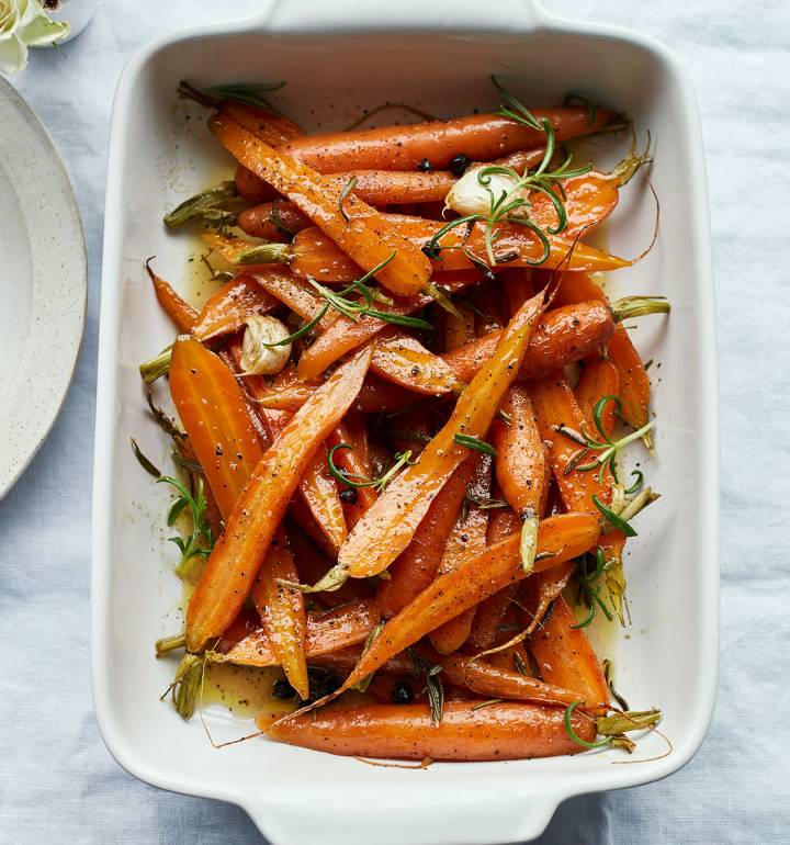 Rosemary-Roasted Carrots Recipe | Sainsbury`s Magazine