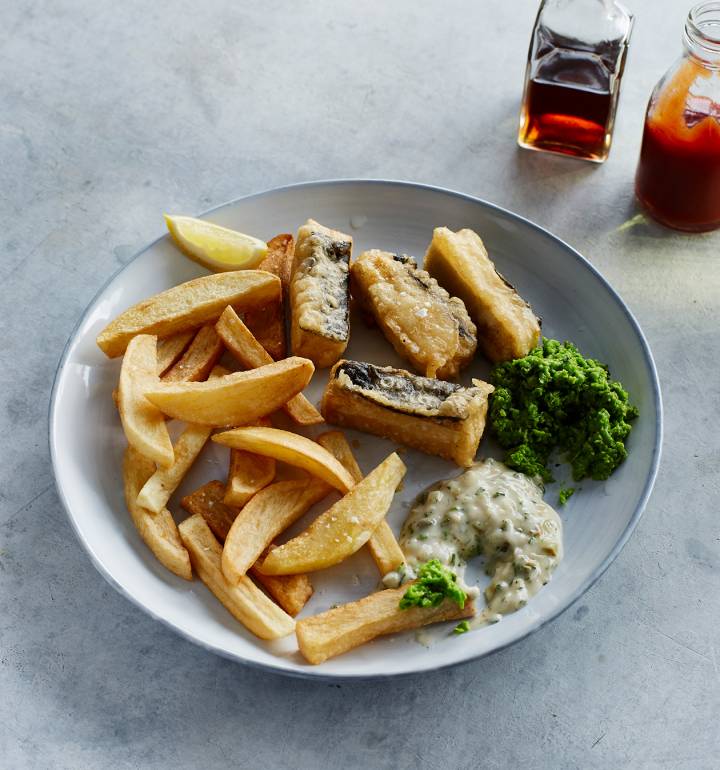 Vegan ‘fish’ and chips