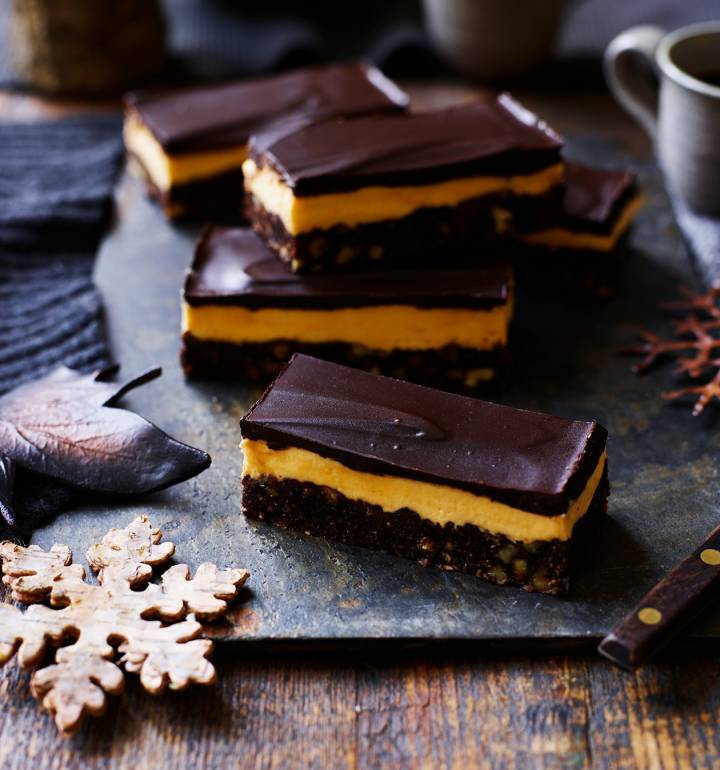 Festive Nanaimo bars