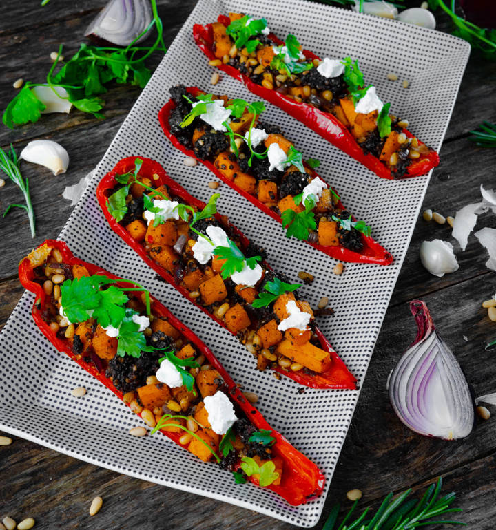 Sponsored: Clonakilty Blackpudding stuffed peppers