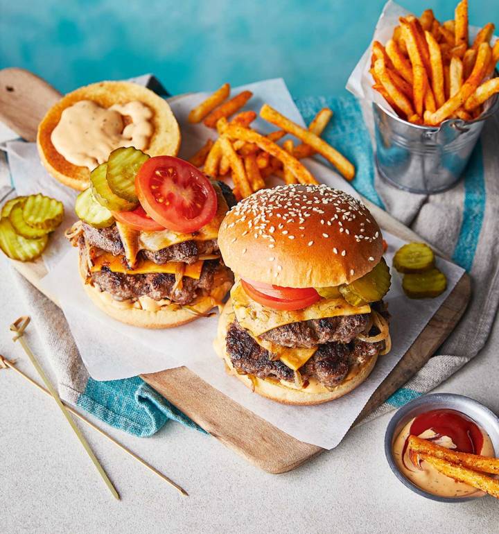 Smash burgers