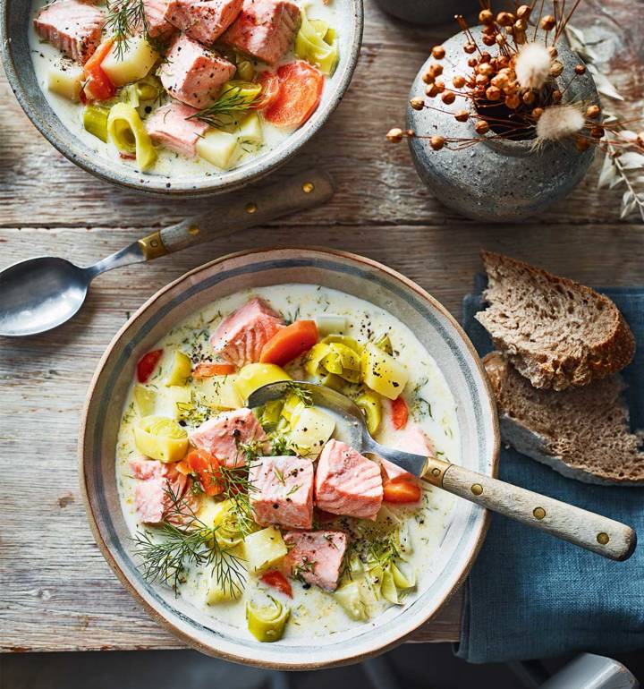Finnish fish soup