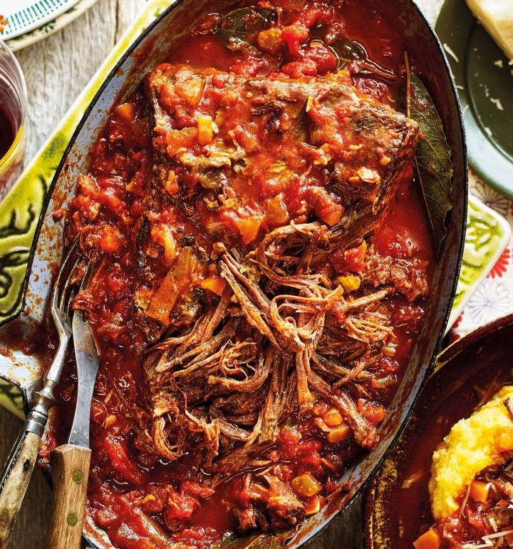 Slow-cooked beef brisket ragu
