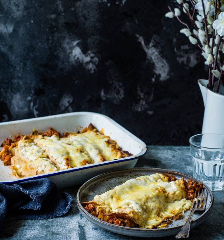 Bolognese pancakes