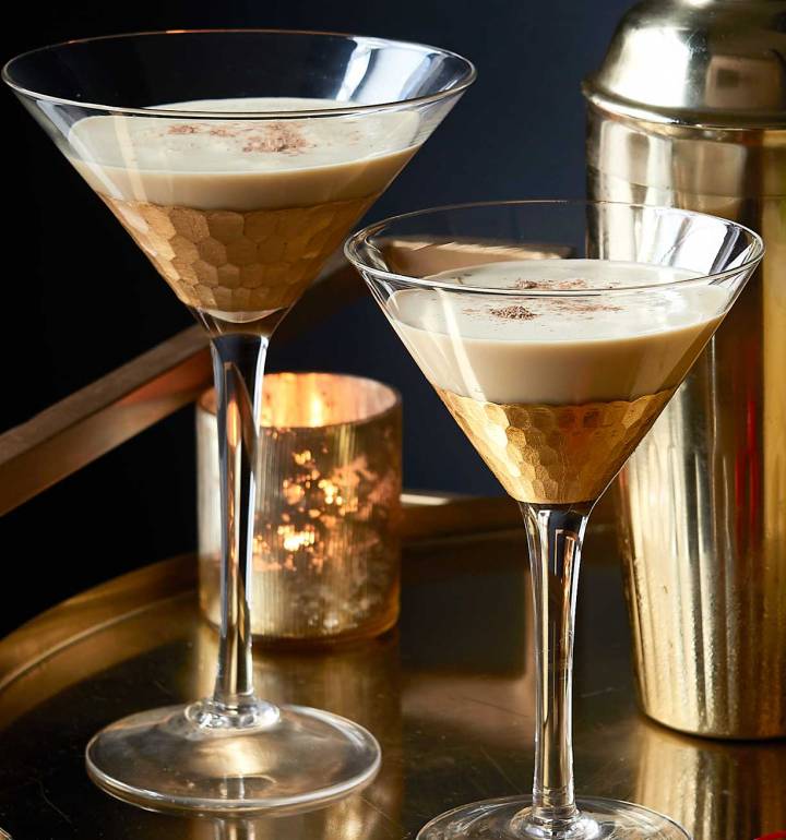 Rum and raisin flip