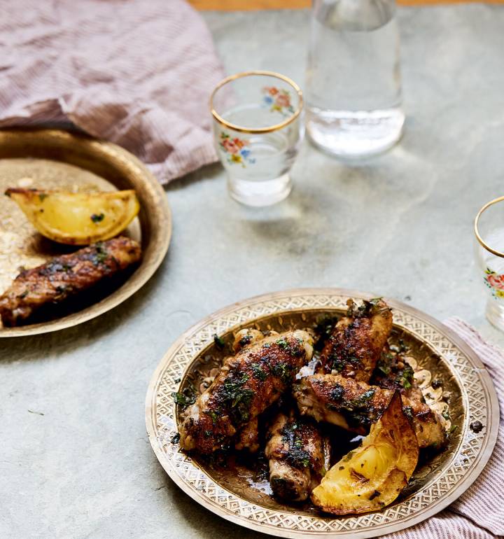 Marinated chicken wings