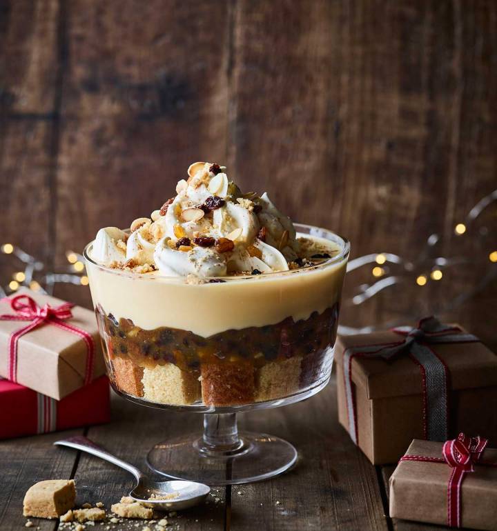 Mince pie trifle