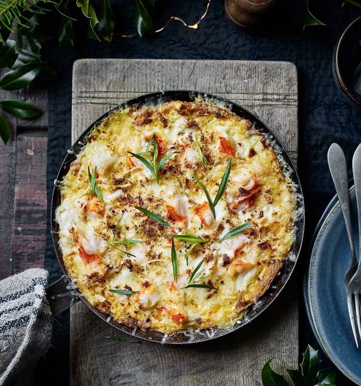 Lobster omelette