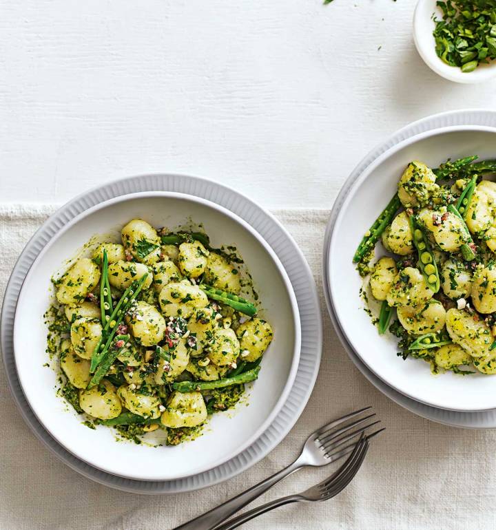 Salsa verde gnocchi recipe | Sainsbury`s Magazine