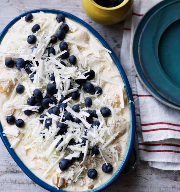 Blueberry and limoncello tiramisu