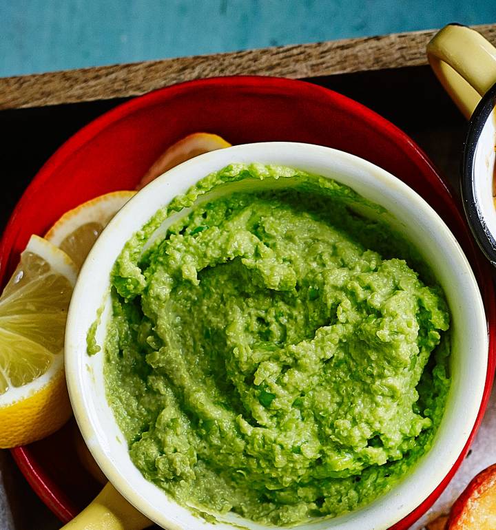 Minty mushy peas