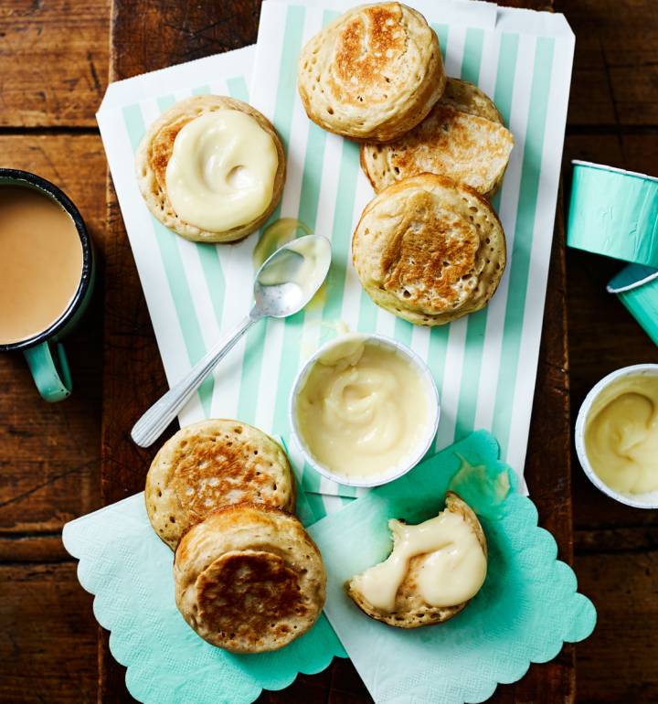 Vegan crumpets