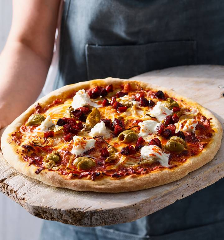Flavour-bomb pizza
