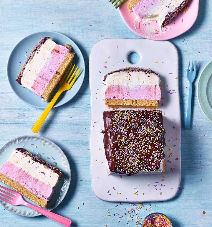 ‘Fab’ ice cream slice
