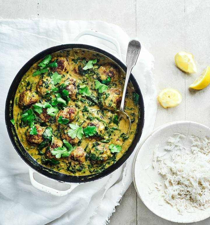 Summer meatball curry