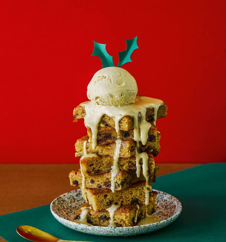 Mince pie blondies