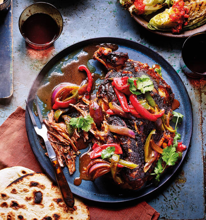 Barbecue slow-cooked lamb shoulder recipe | Sainsbury`s Magazine