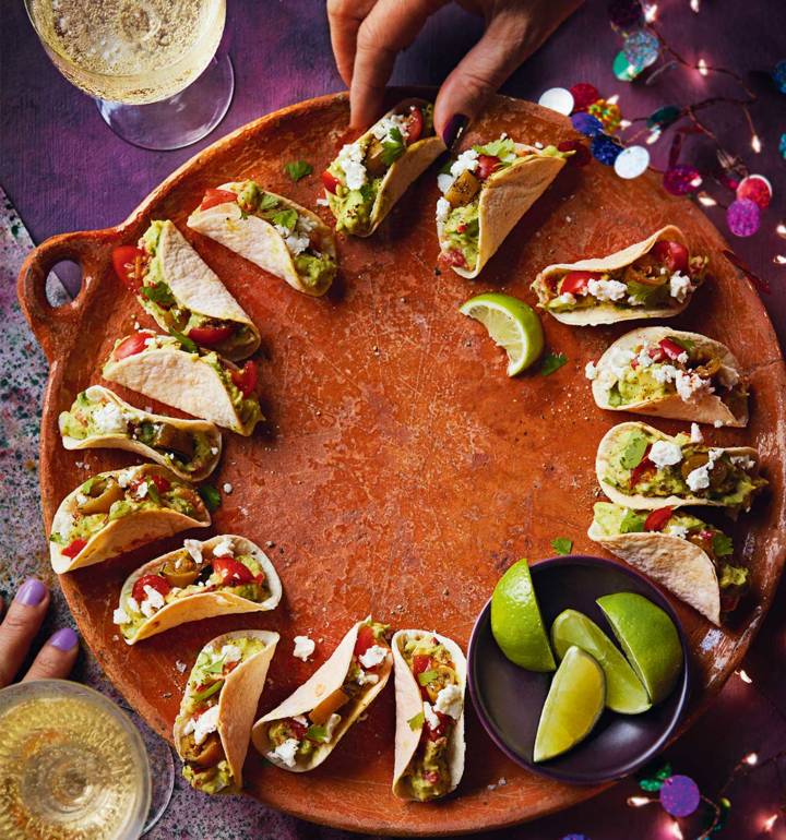 Crispy guacamole tacos