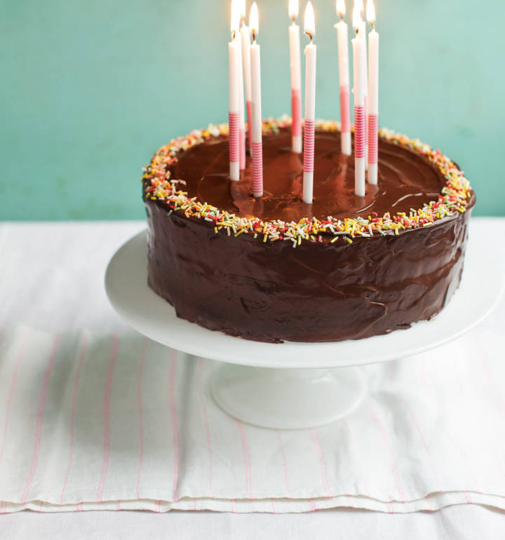 Dairy Free Chocolate Birthday cake