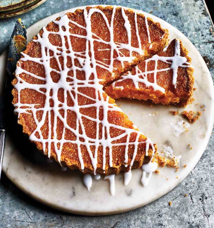 Lemon treacle tart