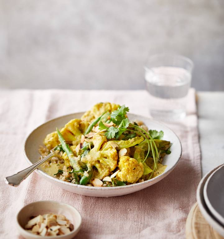 Cauliflower korma recipe | Sainsbury`s Magazine