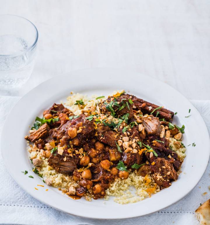 Lamb, apricot & chickpea tagine