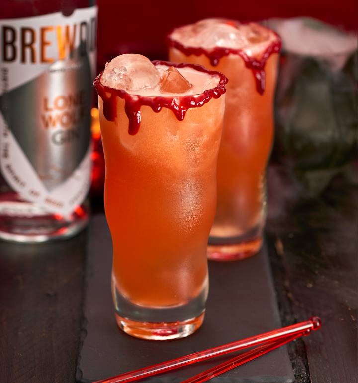 Bloody gin fizz from BrewDog