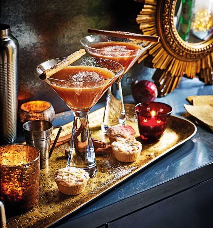 Mince pie martini
