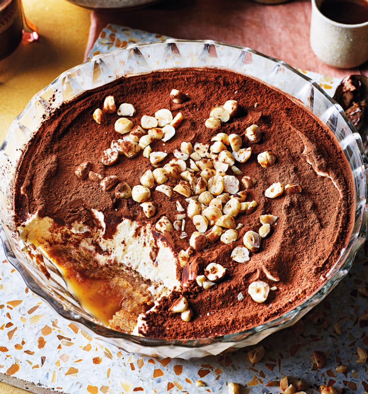 Hazelnut and brandy tiramisu