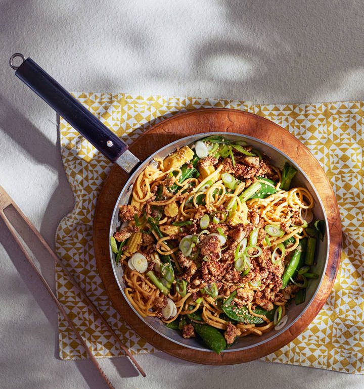 Sesame tofu noodles