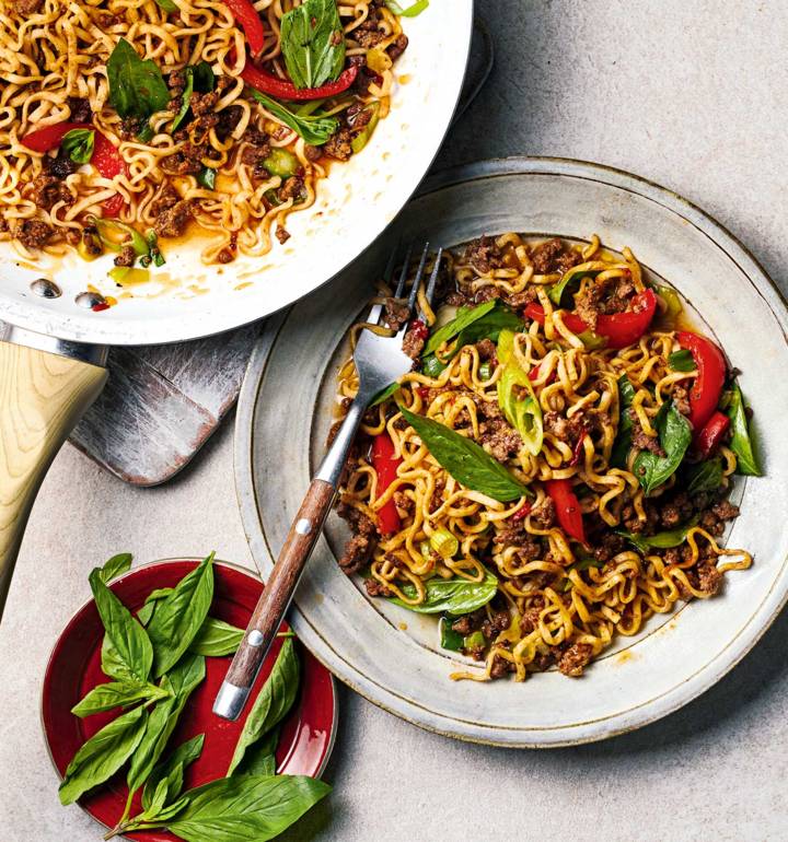 Spicy beef noodles