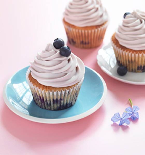 Blueberry cheesecake cupcakes