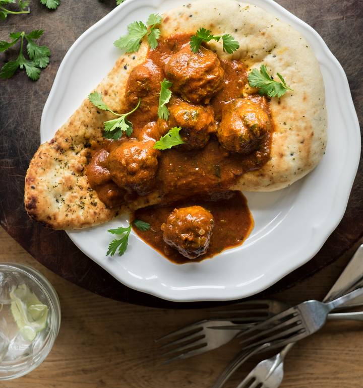 Masala meatball curry