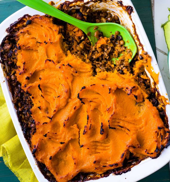 Sweet potato shepherd's pie