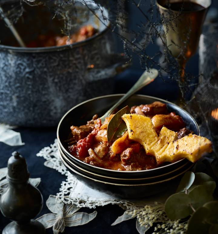 Smoky beef stew