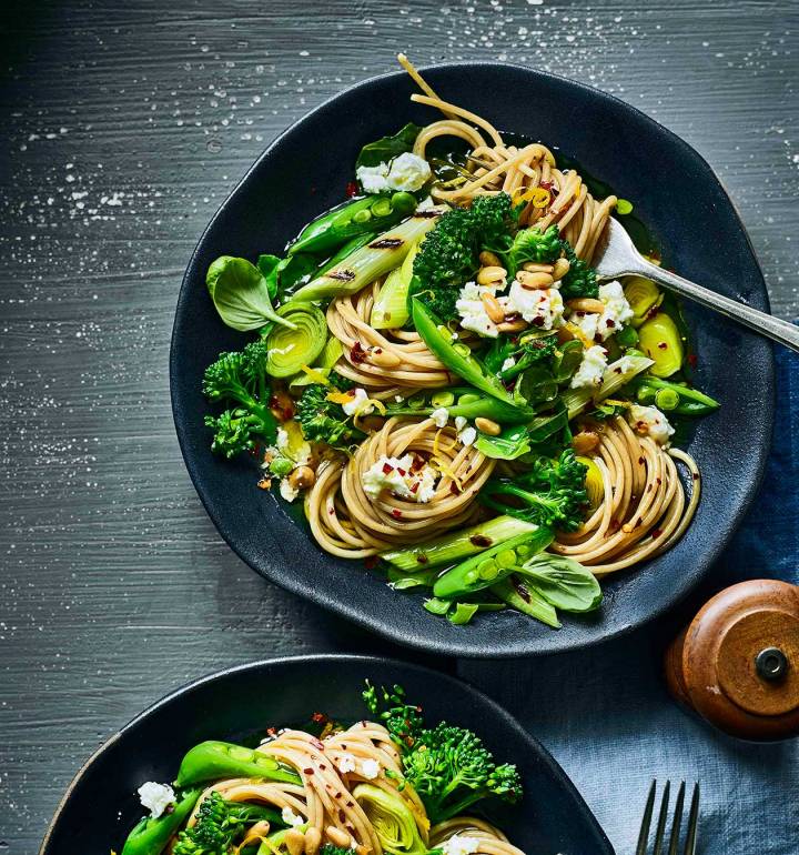 Springtime spaghetti