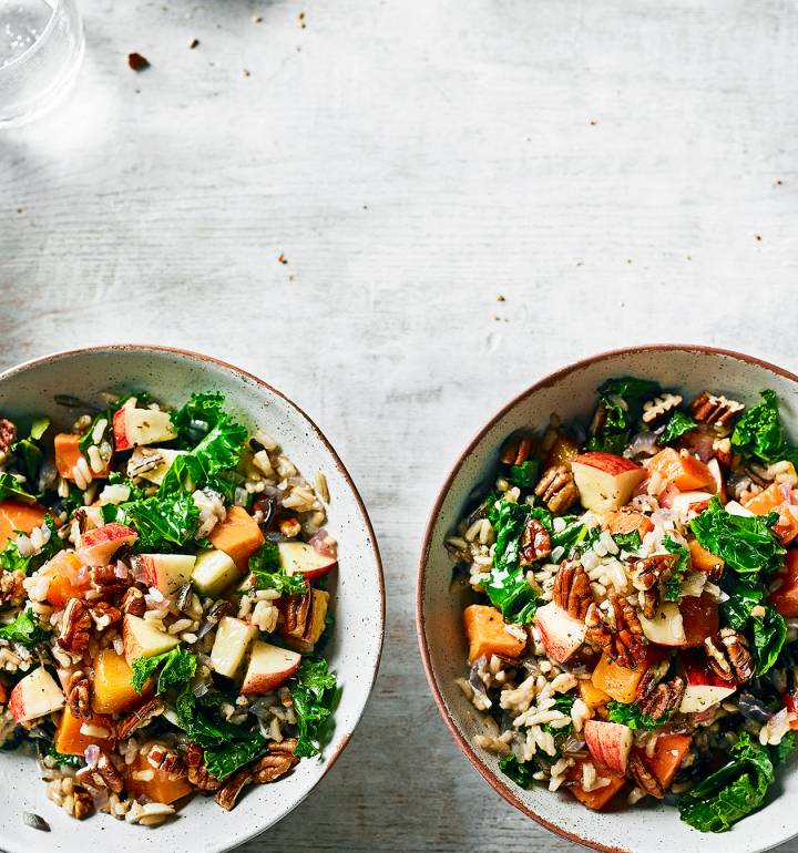 Autumn harvest rice