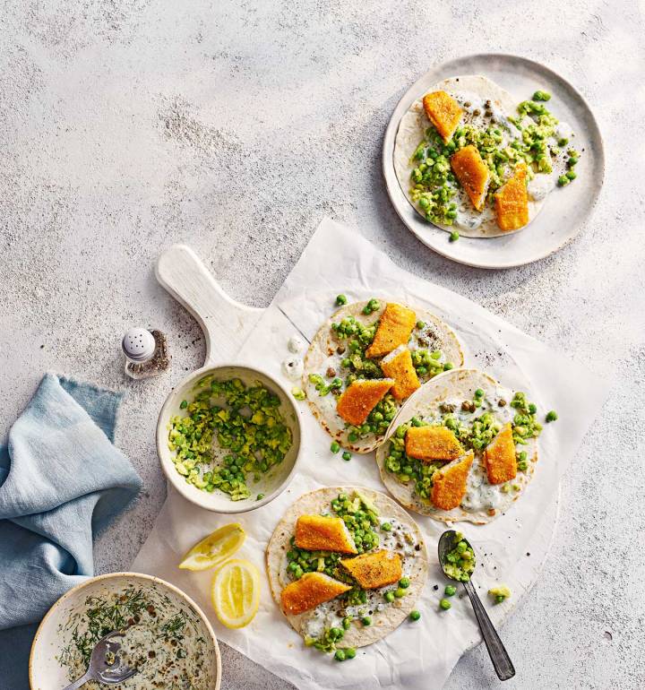 Fish finger tacos
