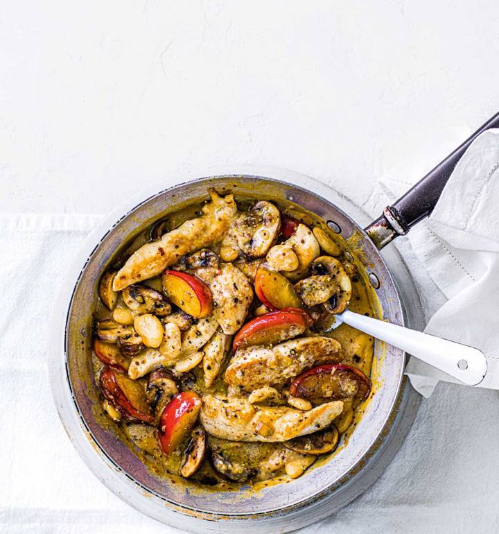 Somerset chicken one-pot recipe | Sainsbury`s Magazine