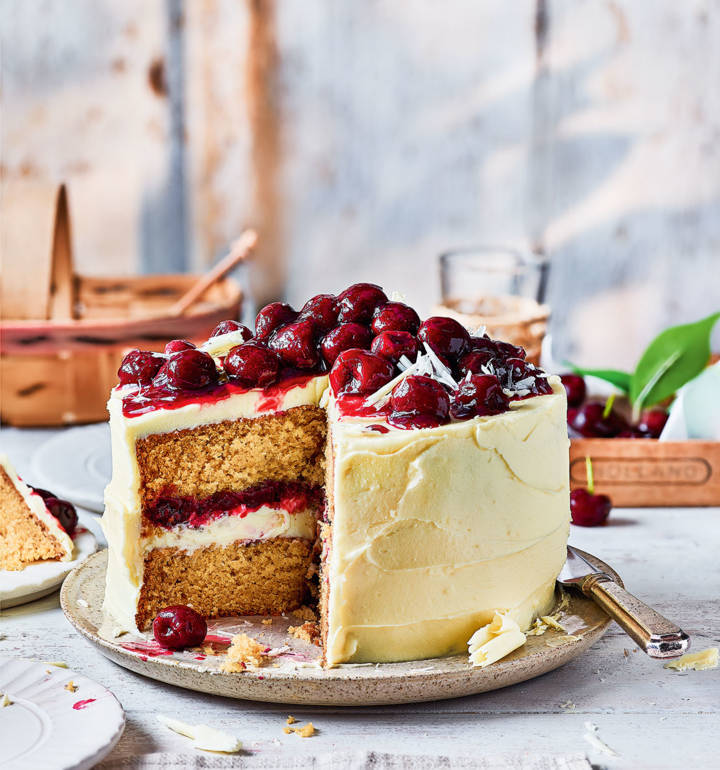 White forest gateau