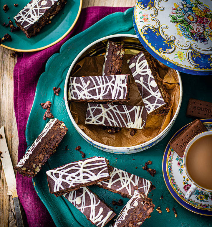 Malted chocolate refrigerator cake
