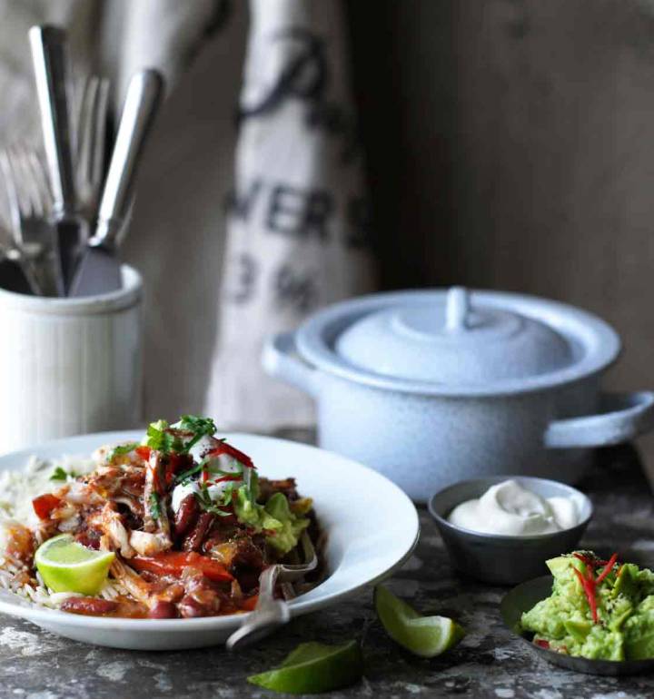 Chilli con chicken